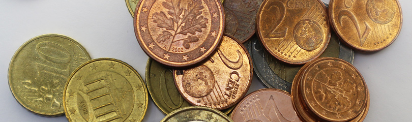 Cent-Münzen Währung Euro