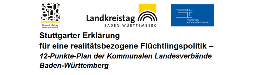 Logos von baden-württembergischem Gemeindetag, Landkreistag und Städtetag